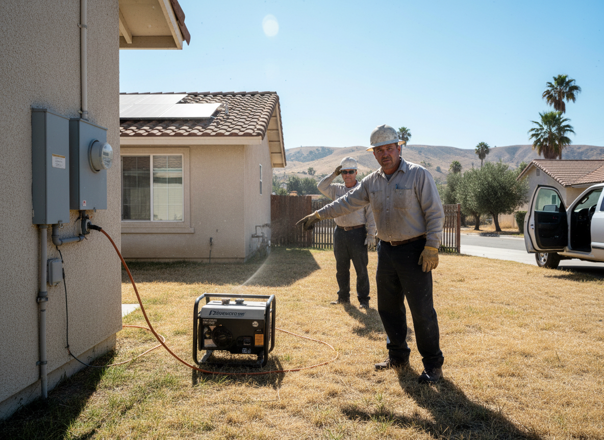 Backfeeding a Generator Through a Dryer Outlet and Why Utility Crews Warn Against It