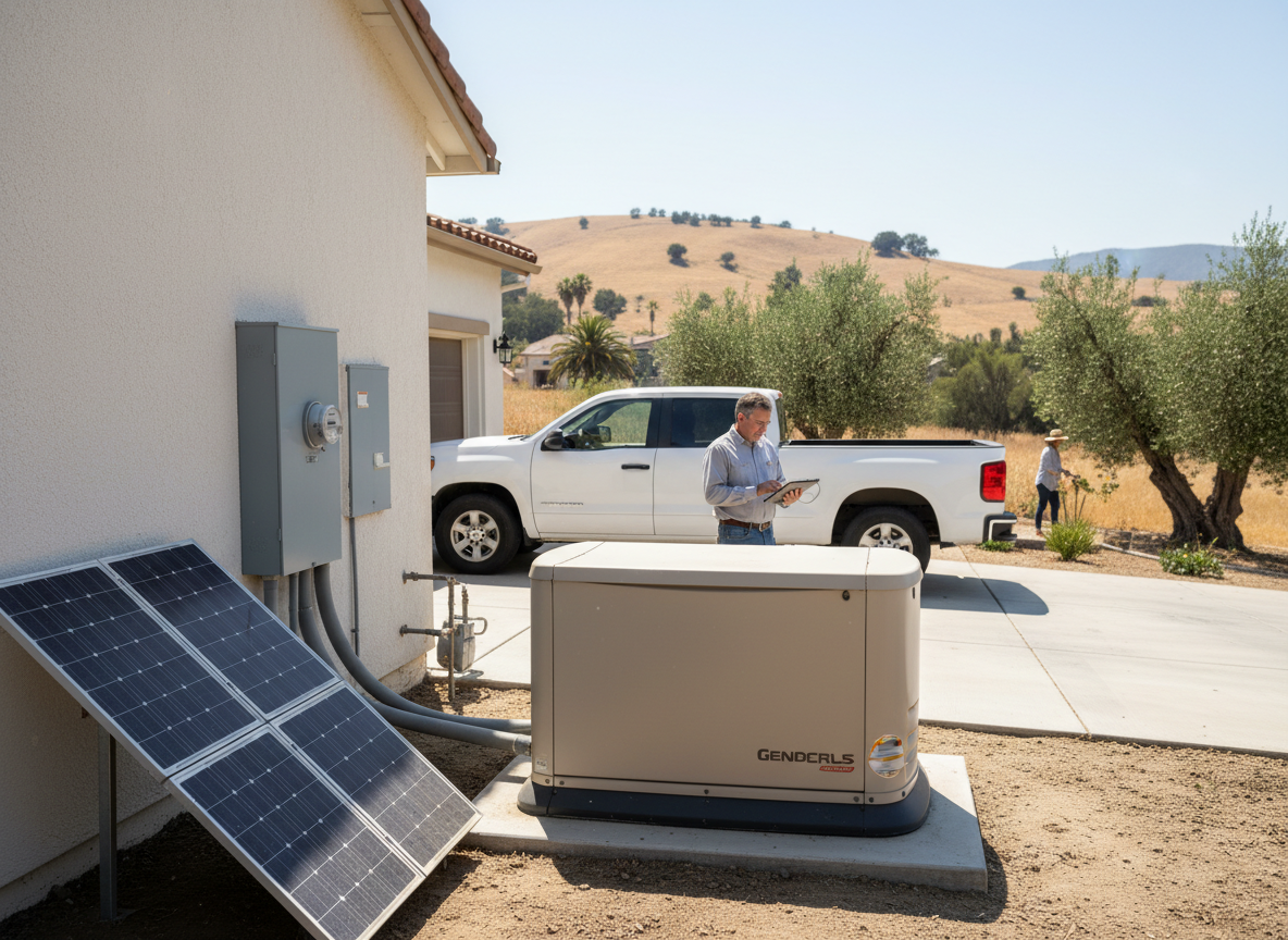 Standby Generator or Home Battery: How to Decide for a Southern California Home
